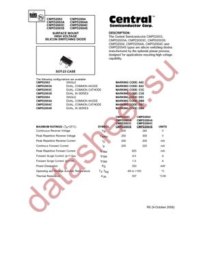 CMPD2004S-TR datasheet  